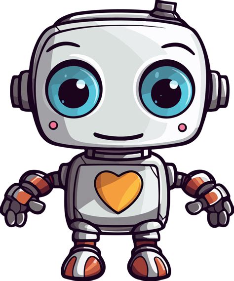 Ai Generated Cute Robot Clipart Design Illustration 36520372 Png