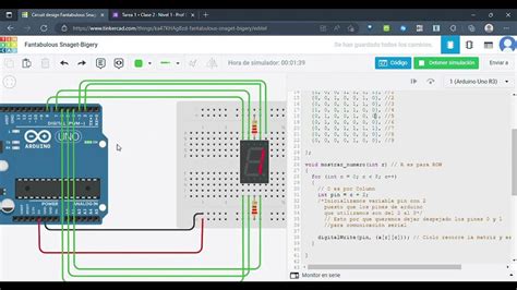 Display De 7 Segmentos ánodo Común Con Arduino Tinkercad Youtube