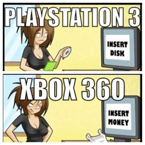 Xbox 360 Vs Playstation Memes