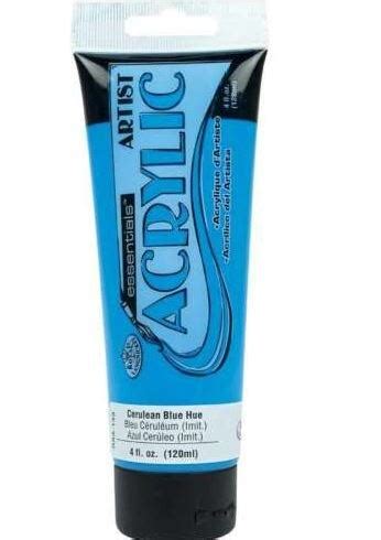 Essentials Acrylic Artist Paint Ml Cerulean Blue Crafts Direct