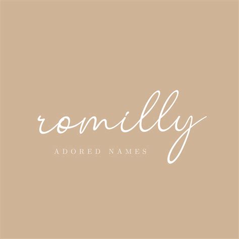 Romilly Name Meaning — Adored Names