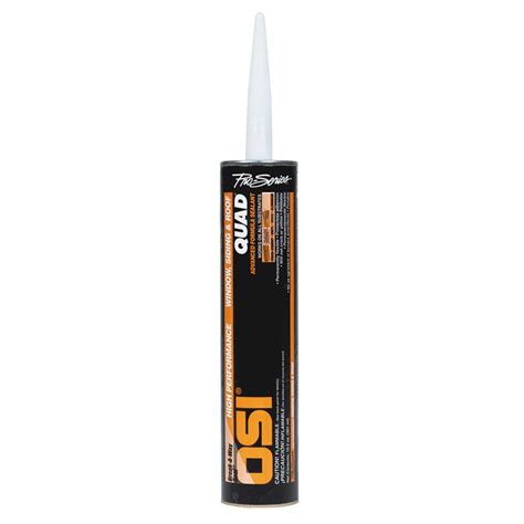 Shop Osi Quad 10 Oz Clear Paintable Solvent Based Window And Door Caulk