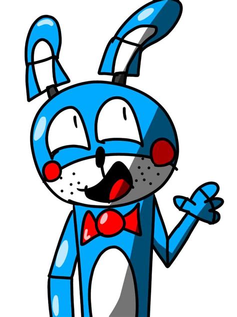 Al final le haré unos cambios a Toy Bonnie antes no lo dibujaba asi