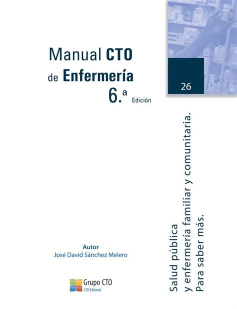 PDF Manual CTO de Enfermería 6 Edición M1RE26 Grupo CTO Saber Mas