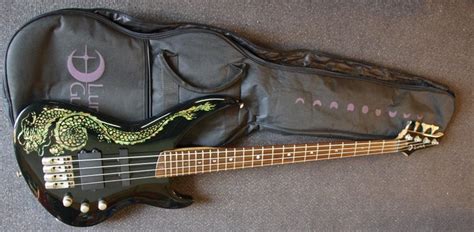 Luna Bass Andromeda Dragon Bass Guitar With Cable And Cover Catawiki