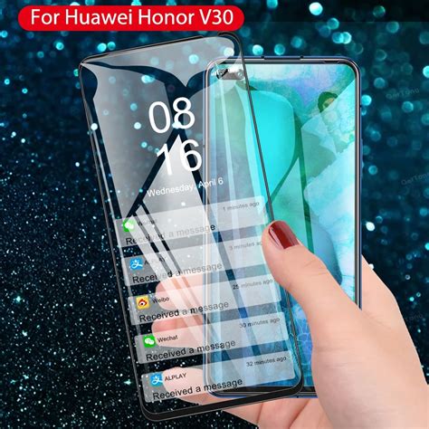 9d Full Cover Glass For Huawei Nova 5t 5z 6 Nova5t Screen Protector Full Cover Glass For Huawei