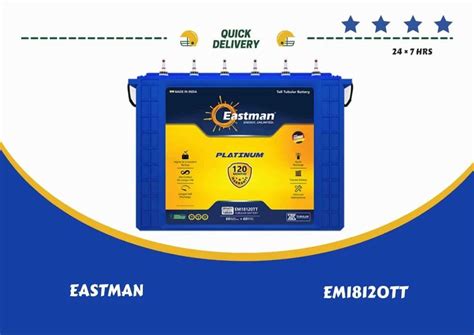 Eastman Em Tt Tubular Conventional Battery Ah At Rs In