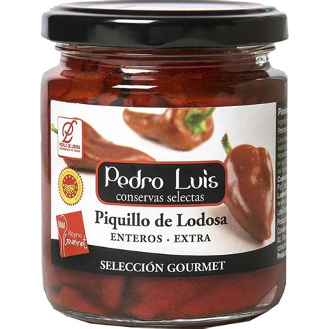 Pimientos Del Piquillo Dop De Lodosa Enteros Extra Frasco G Neto