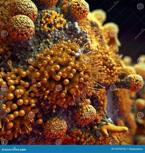 Pollen, Allergic Substance, Extreme Close-up, Very Detailed AI