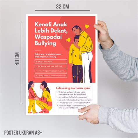 Jual Poster Edukasi Bullying Ukuran A3plus Shopee Indonesia