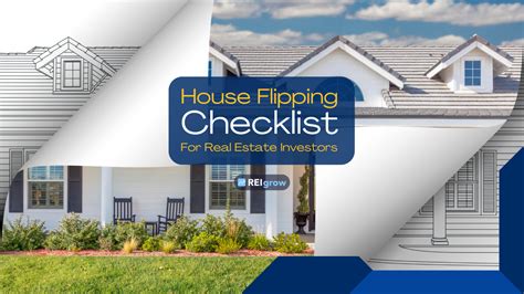 House Flipping Checklist For Real Estate Investors