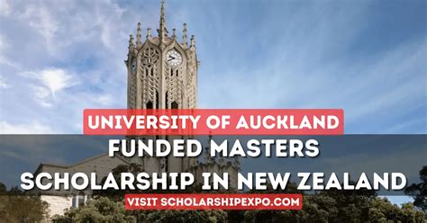 University Of Auckland Scholarships 2024 In New Zealand