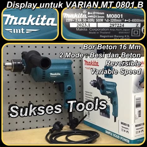 Jual Mesin Bor Beton Maktec By Makita 16 Mm Impact Drill MT 80 B MT80 B