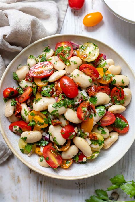 Italienischer Bohnensalat Mit Tomaten Rezept Elle Republic