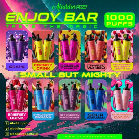 ALADDIN PRO ENJOY BAR DISPOSABLE VAPE POD 1000 PUFFS Vape Vandal