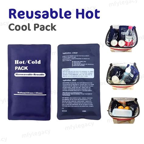 READYSTOCK Microwave Reusable Hot Cold Pack Ice Warmer Pack Physiotherapy Pack Pain