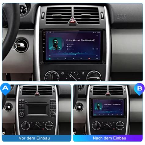 FÜR MERCEDES BENZ A W169 B W245 Vito Viano W639 Autoradio Android12