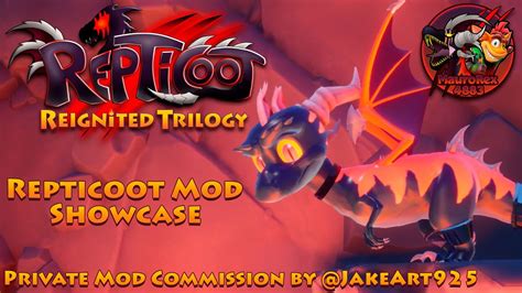 Spyro Reignited Trilogy Repticoot Mod Gameplay Showcase YouTube