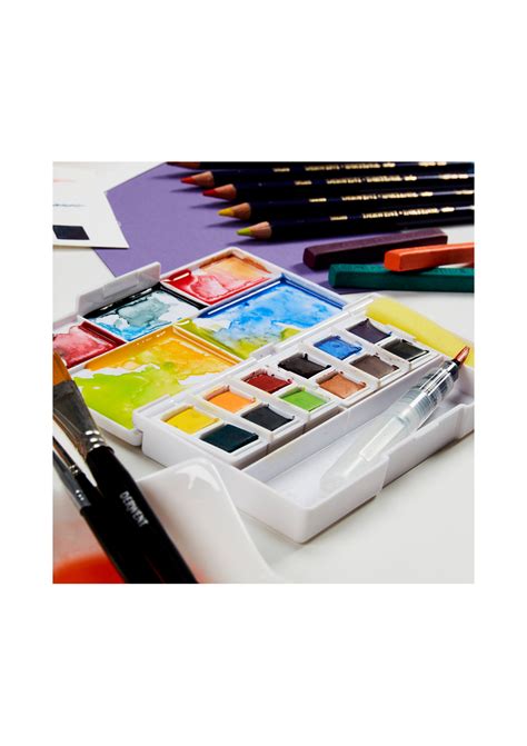 Tinta En Pastillas Derwent Inktense N Set Colores Carnero De Metal