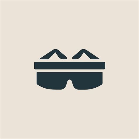 Premium Vector Safety Glasses Icon Vector Image