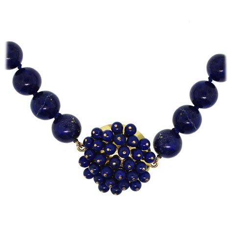 Tiffany And Co Lapis Lazuli Turquoise Diamond Necklace At Stdibs