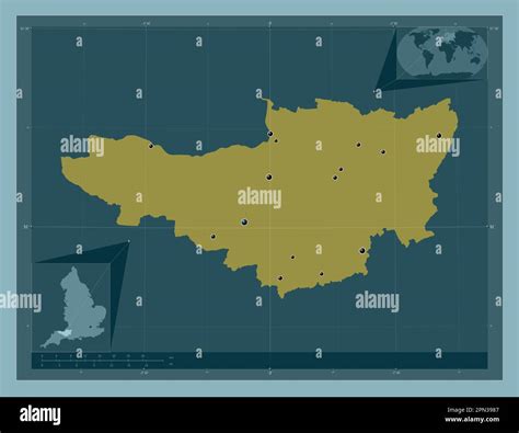 Somerset Administrative County Of England Great Britain Solid Color