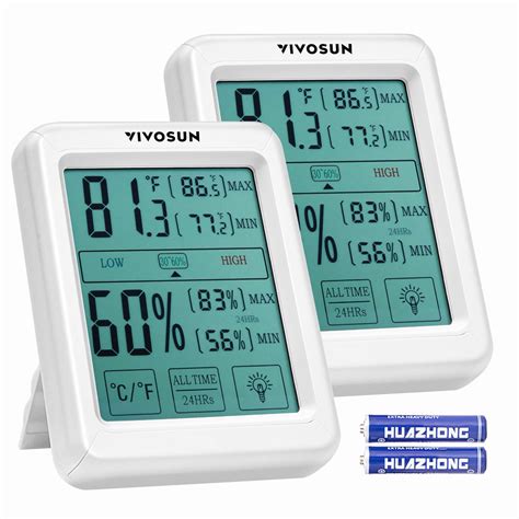 Vivosun Digital Indoor Thermometer Hygrometer