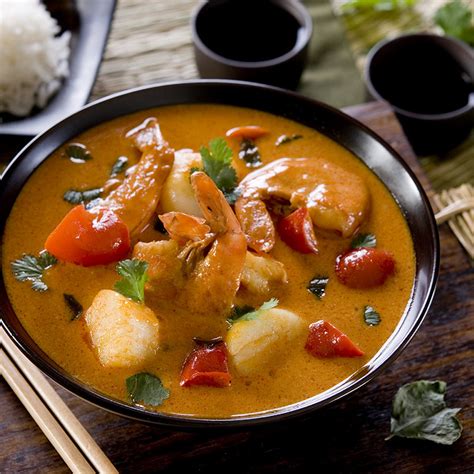 Recette Gambas Et Noix De Coquilles St Jacques Au Curry