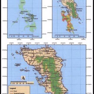 Figural Representation of the Location Map of Samar Island Natural Park ...