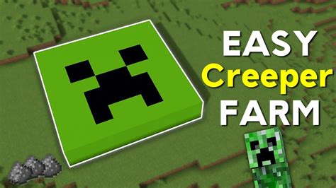 Minecraft Easiest Creeper Farm Without Cat Efficient Afk Gunpowder