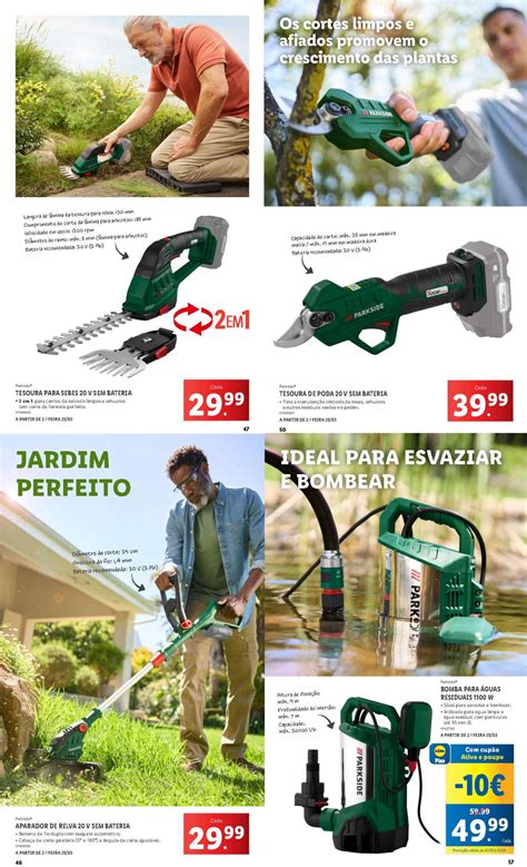 Antevis O Folheto Lidl Bazar Jardim Promo Es A Partir Mar O O