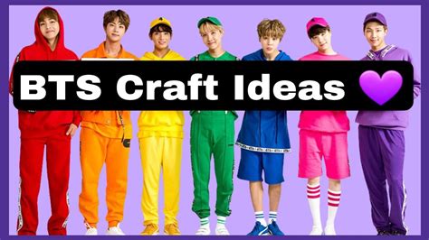 How To Make BTS Craft At Home Easy BTS Craft Ideas BTS Papercraft