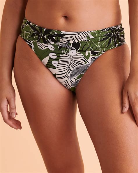 Bleu Rod Beattie Bas De Bikini Hipster Bold Moves Imprim Tropical