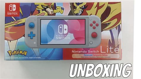 Switch Lite Pokemon Sword And Shield Edition Unboxing Youtube