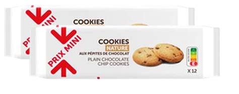 Cookies Nature P Pites Chocolat Prix Mini Lot De X G La