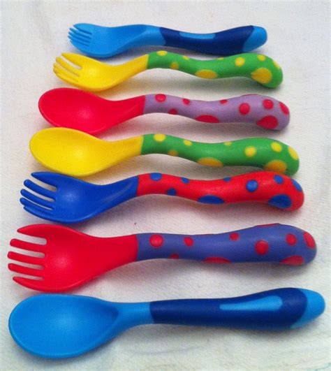 Spoons And Forks For Baby Color Of Life World Of Color Rainbow Colors