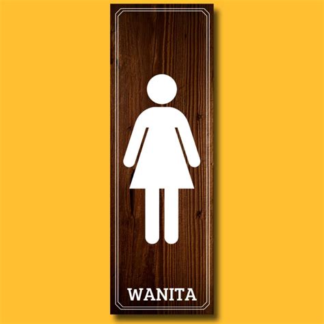 HIASAN DINDING Men S Women S Toilet Signs Wall Decorations Wall