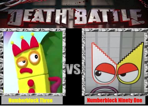 Numberblocks Three Vs Ninety One By Blushneki522 On Deviantart