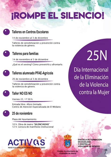 Actividades del Día Internacional para la Eliminación de la Violencia