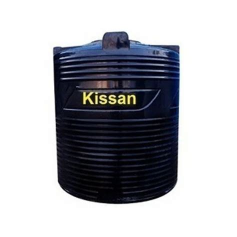 Black Plastic Kissan Double Layer Water Storage Tank At Rs Litre In