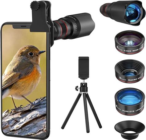 Selvim Handy Objektiv Linse Kit Lens Set X Teleobjektiv X Makro