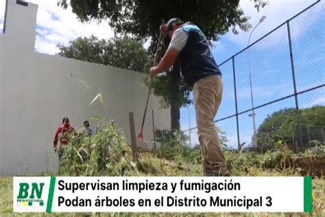 Limpieza y fumigación Alcalde Jhonny Fernández inspecciona trabajos de