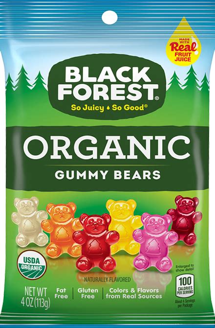 Shop Organic Gummy Bears | Black Forest Snacks