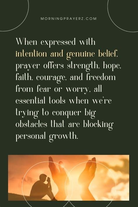 Morning Prayer for a Loved One’s Ability to Overcome Challenges and ...