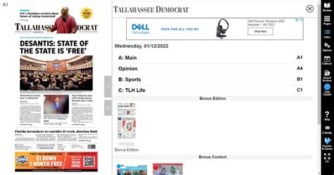 Tallahassee Democrat Shifts Print Frequency As More Readers Choose Digital