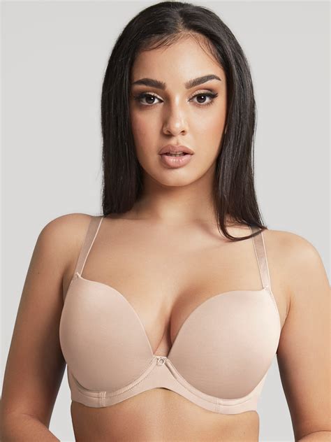 Panache Faith Moulded Plunge Bra Latte Leia Lingerie