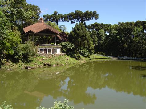 Lago no Parque Aldeia do Imigrante Nova Petrópolis RS Brasil Rio