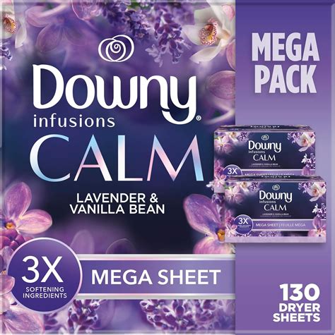 Amazon Downy Infusions Mega Dryer Sheets Laundry Fabric Softener