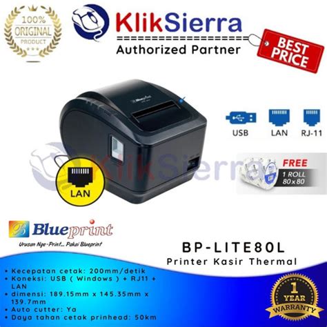 Jual Printer Kasir Thermal Pos Blueprint Lan Lite L Bp Lite L Lite