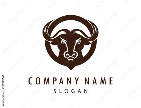 buffalo logo stock vector adobe stock